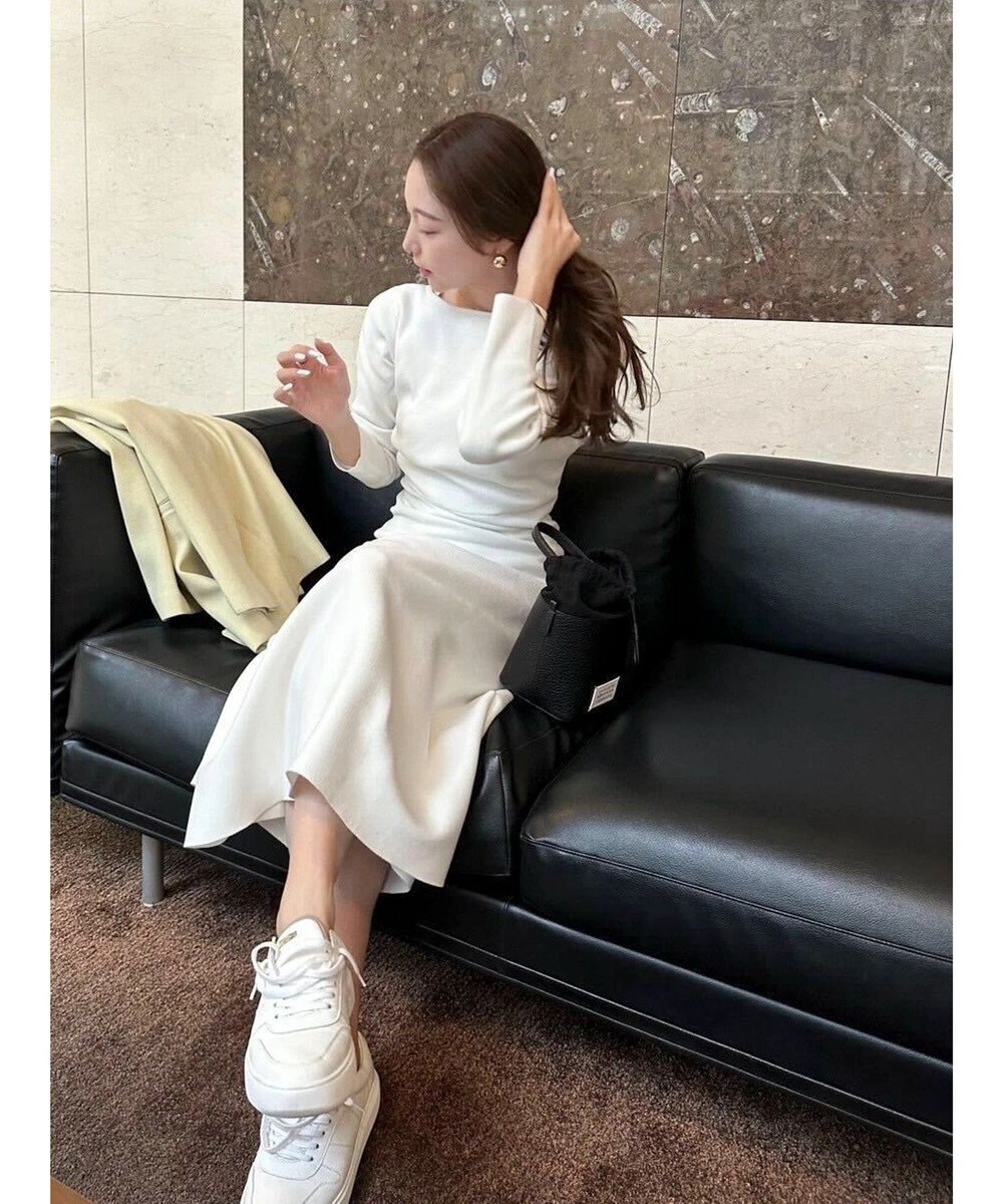 Green Parks フレアニットワンピース 