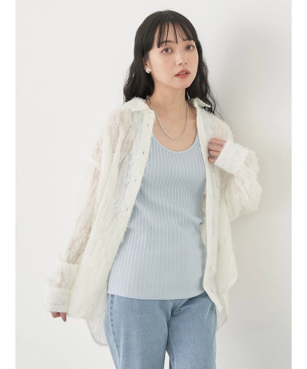 earth music&ecology ジャガードシャツ 