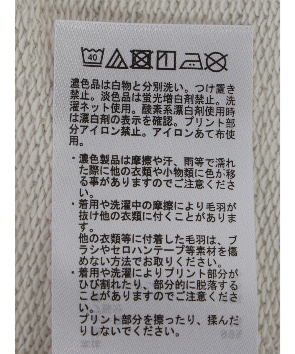 CRAFT STANDARD BOUTIQUE プリント裏毛ビッグプルオーバー 