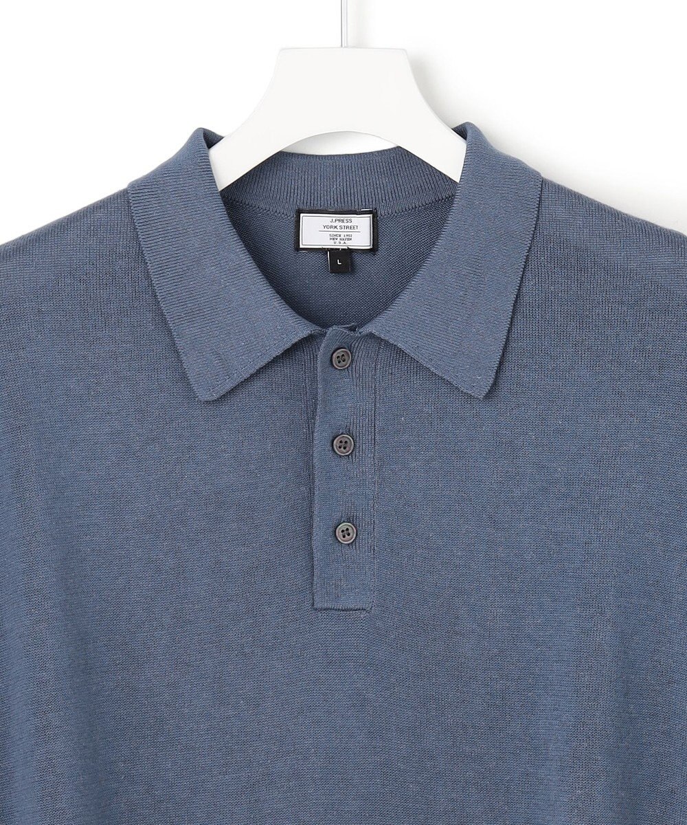 J.PRESS YORK STREET 【UNISEX】ベーシック ニットポロシャツ 