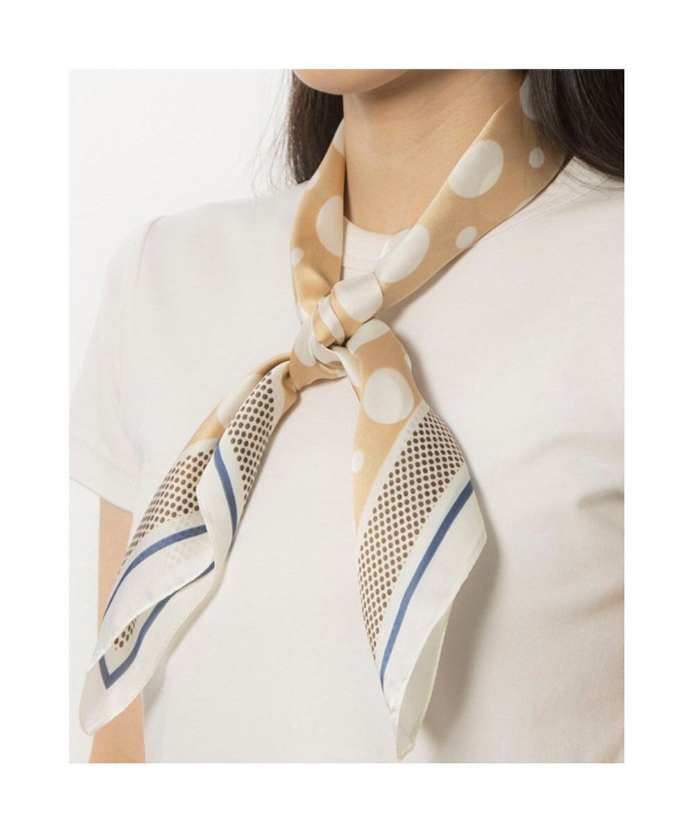 UNBILLION カシュネ cache nez / ドット柄スカーフ 