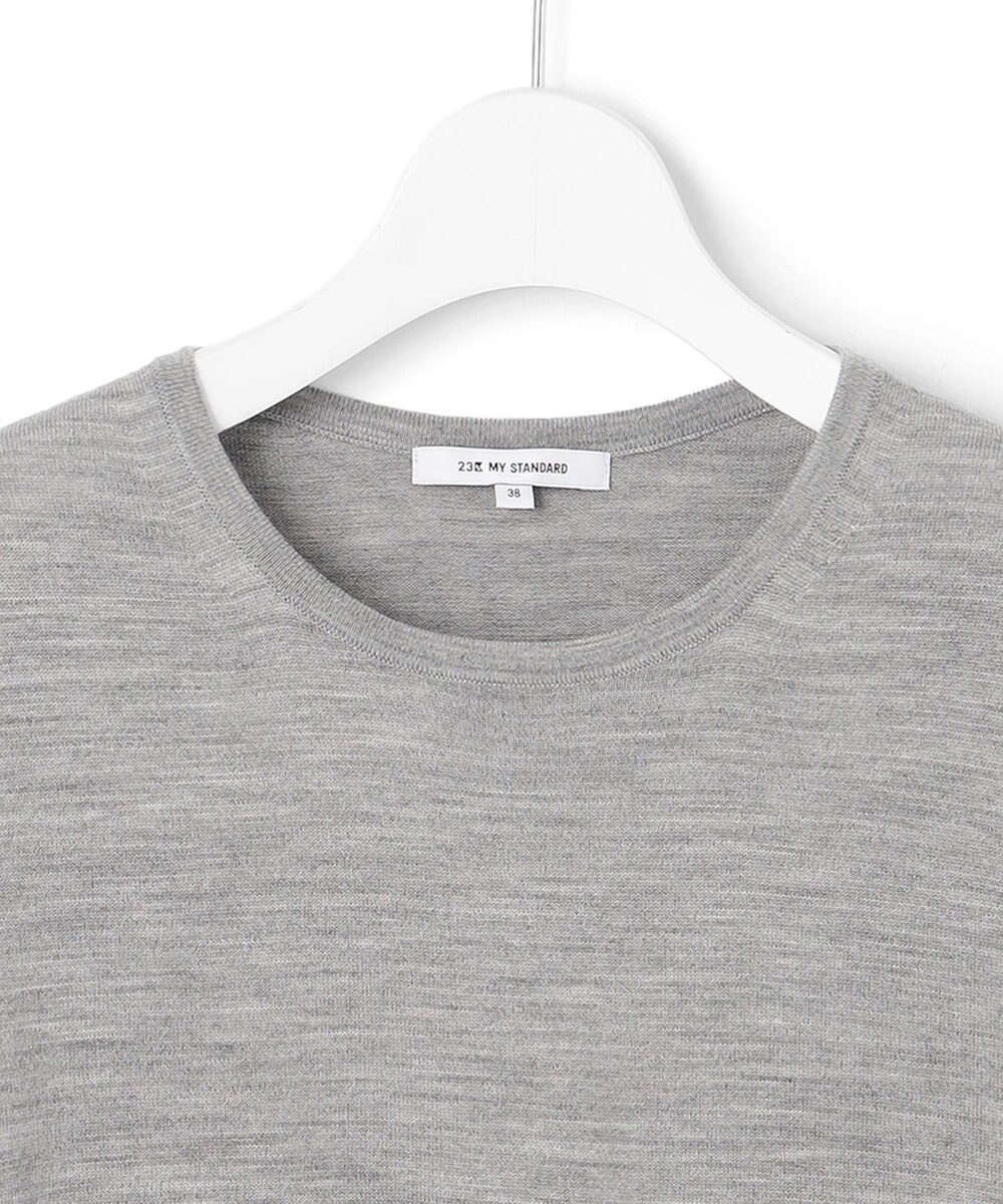 23区 【アンサンブル対応】サステナブルウール 半袖 ニット 