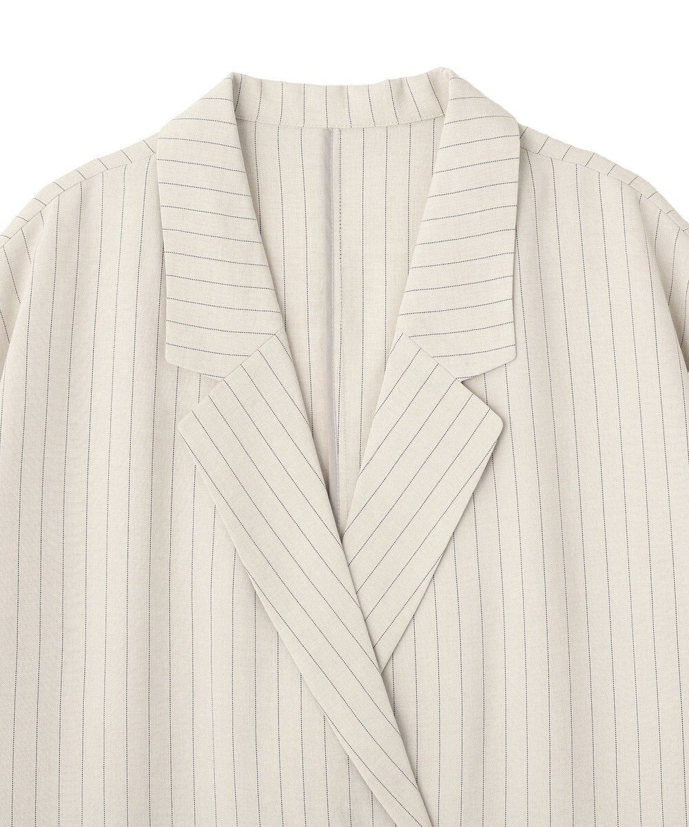 earth music&ecology 【セットアップ対応】リネンライクダブルジャケット 