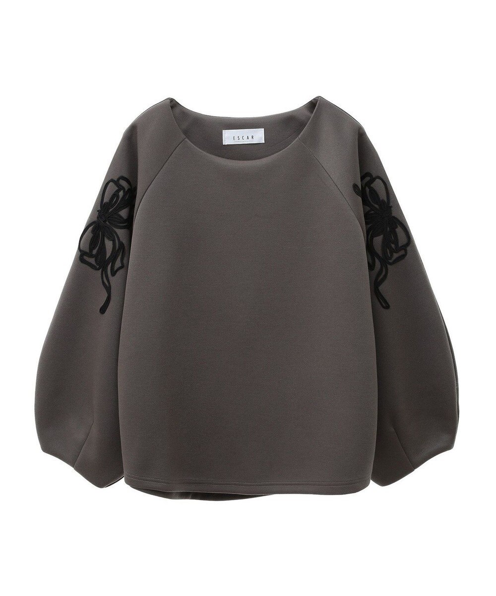 Green Parks ■ＥＳＣＡＲ　リボンコード刺繍プルオーバー 