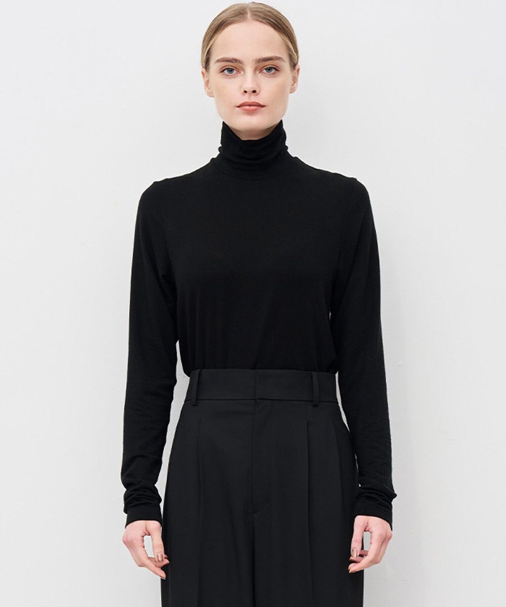 uncrave リヨセルカシミヤベア タートルトップス 