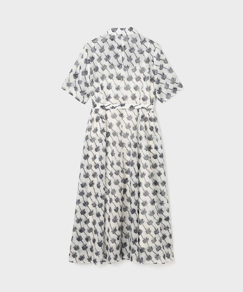 GRACE CONTINENTAL ドローイングプリントワンピース 