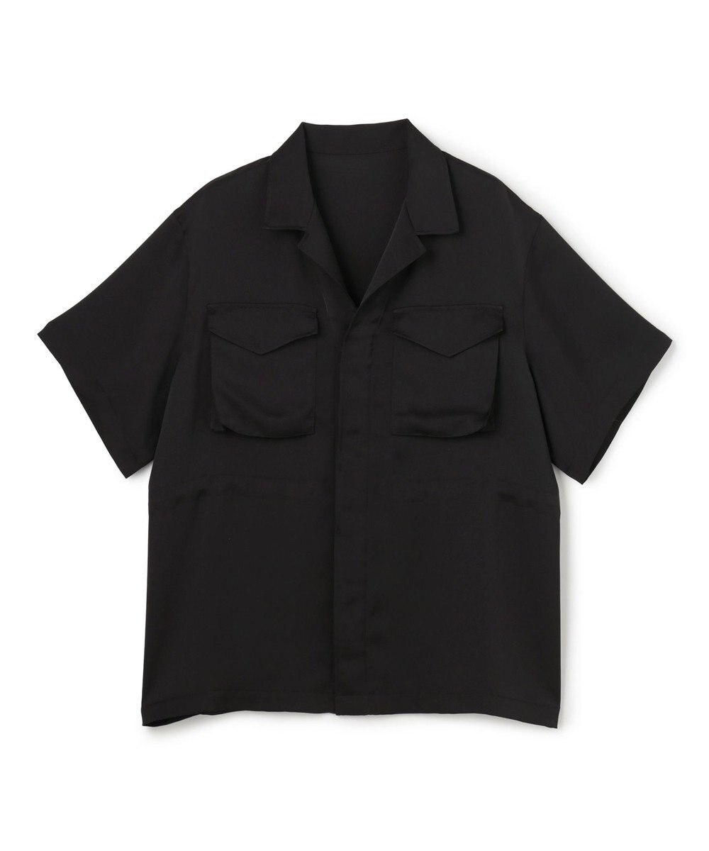 uncrave ライトダブルサテン シャツジャケット 