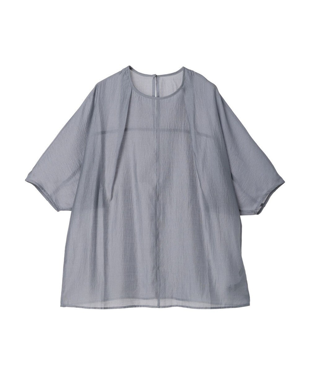 earth music&ecology バルーンスリーブブラウス 