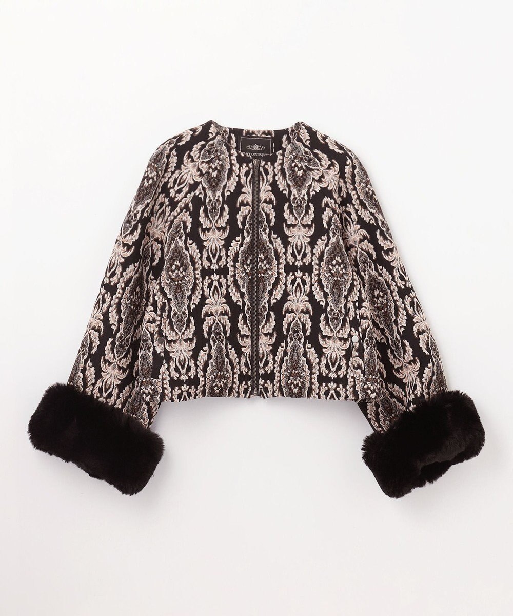 GRACE CONTINENTAL オーナメントジャガードジャケット 