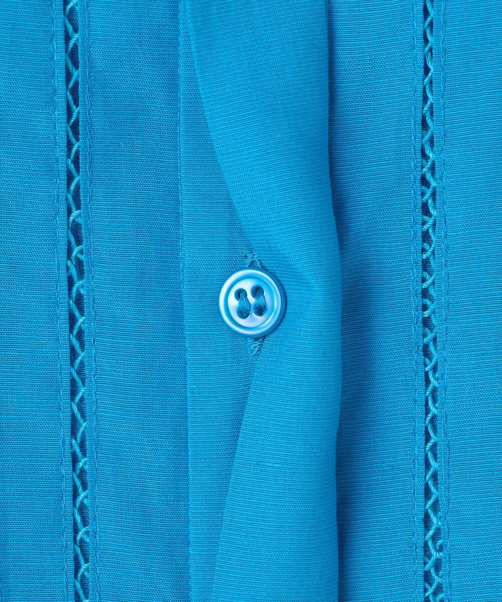 ICB L 【先行予約】リネンスラブローン バンドカラーデザインシャツ 