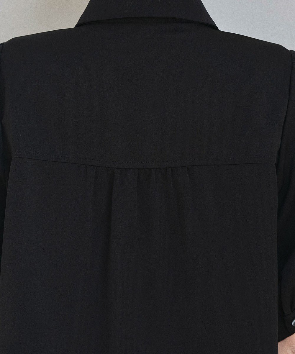 Tiaclasse L 【新色追加】パフスリーブシャツブラウス 