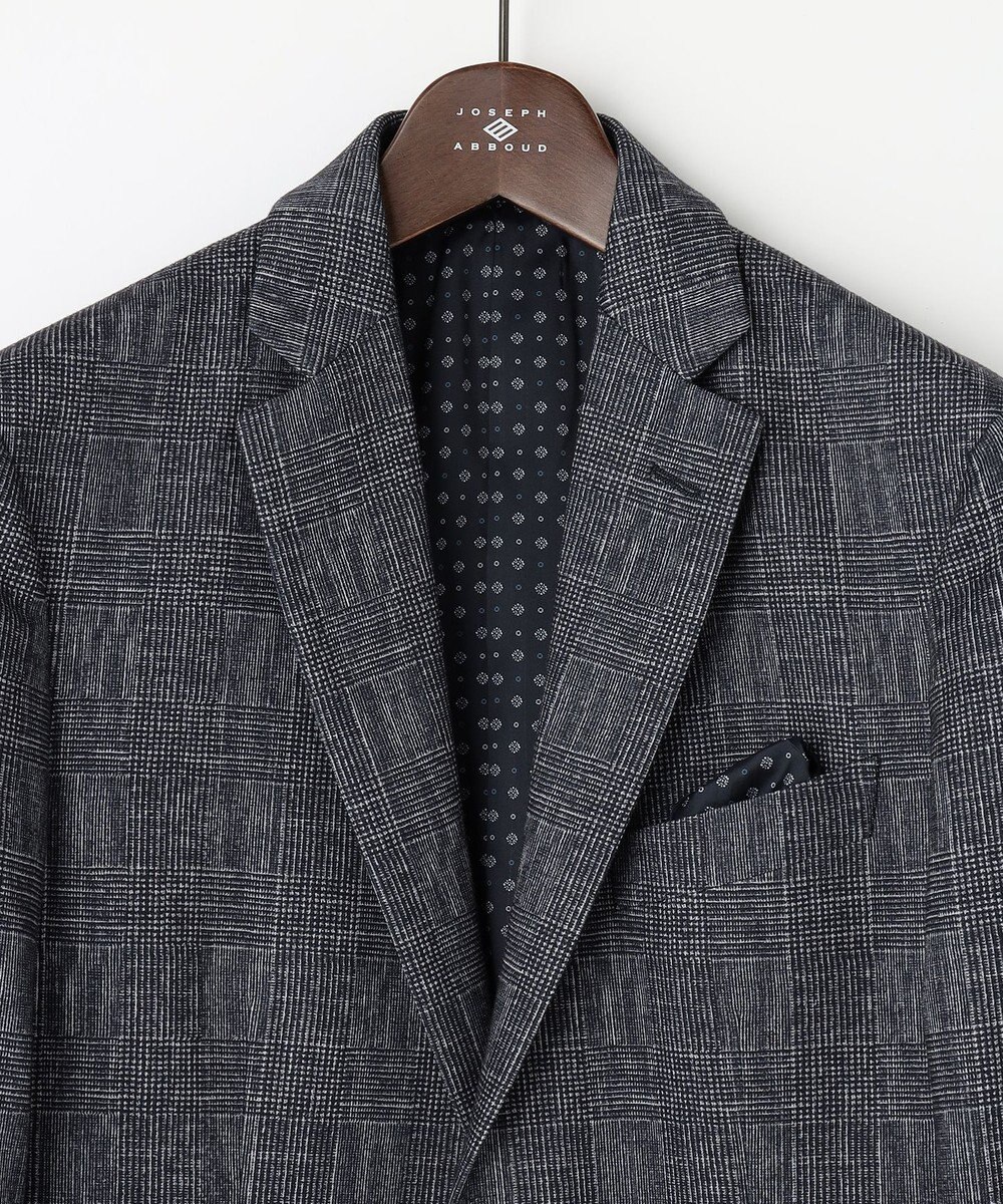 JOSEPH ABBOUD 【ストレッチ/セットアップ/弱撥水】フランネル ジャージ ジャケット 