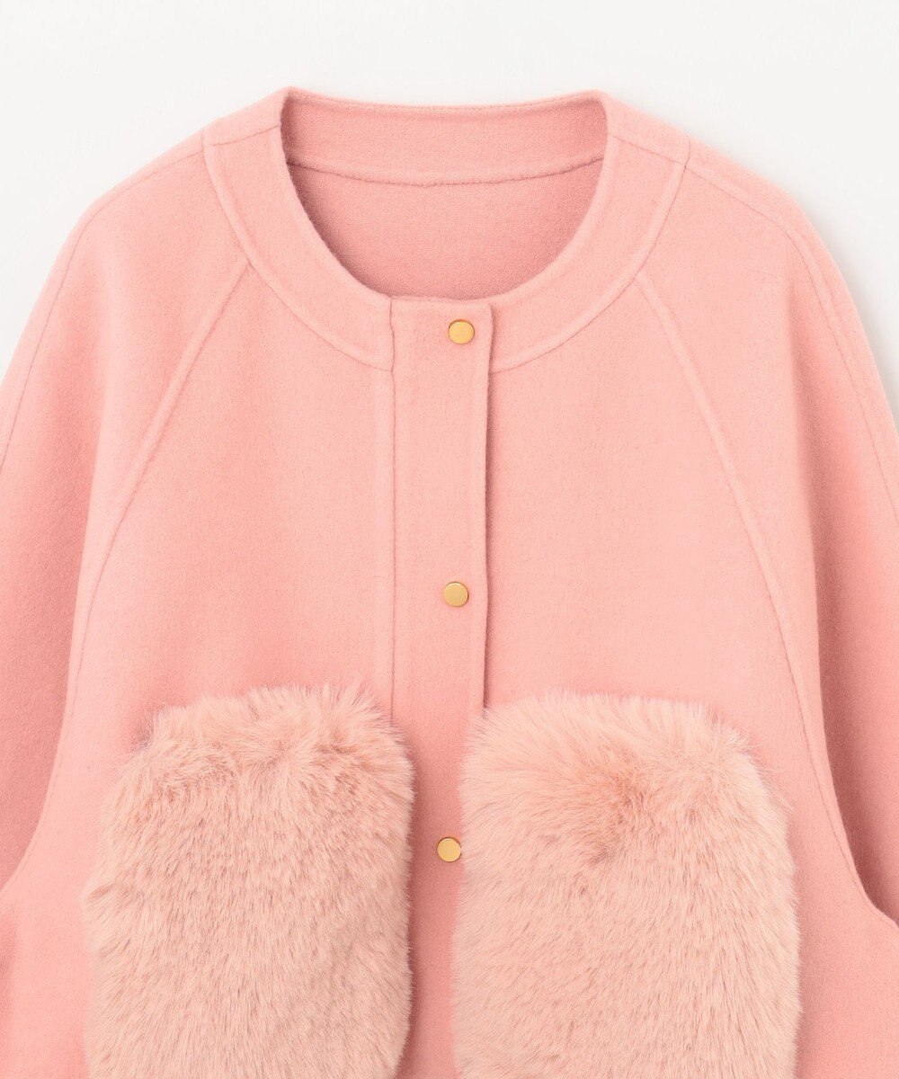 GRACE CONTINENTAL ファーポケットリバージャケット 