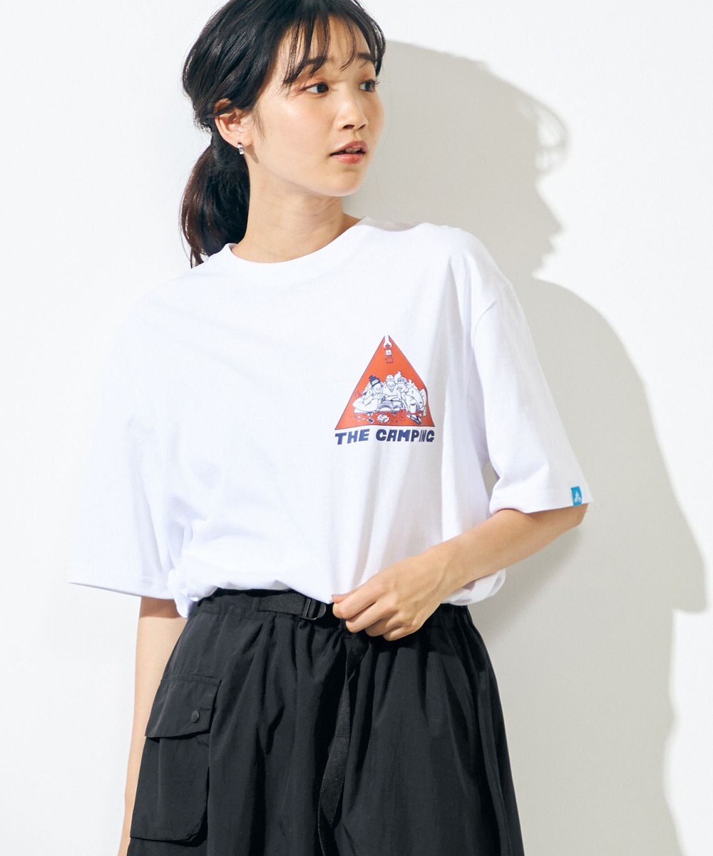 SHARE PARK MENS 【UNISEX】UVカット アートコラボTシャツ〈CAMP〉 
