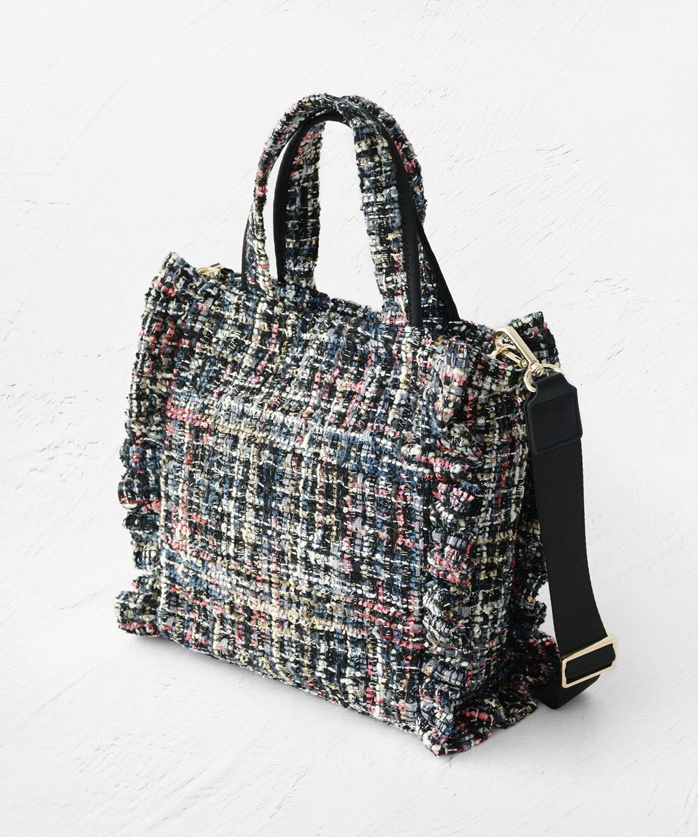 TOCCA 【美人百花掲載】【一部カラー撥水】TRIM WAVES MINITOTE ミニトートバッグ 