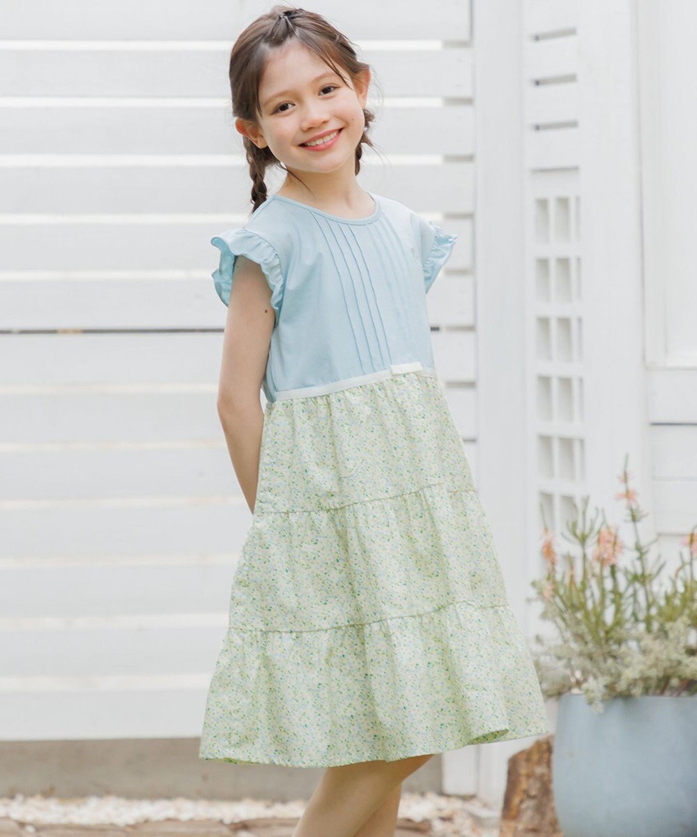 組曲 KIDS 【110-140㎝】 petit marguerite ドッキングワンピース 