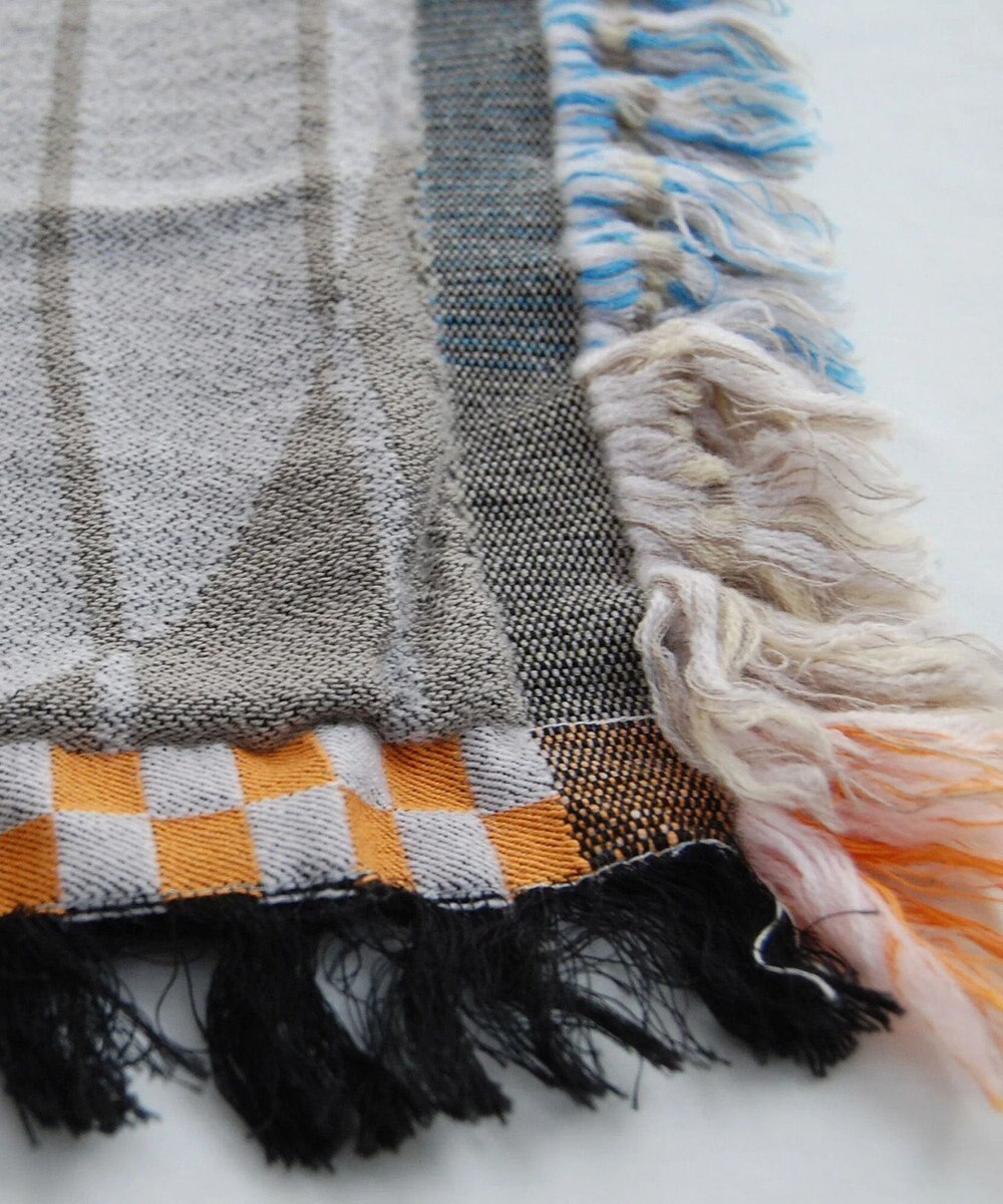 POLS 【ウール混】Breeze モヒカンウールストール 