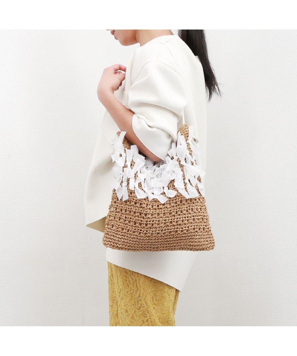 UNBILLION カシュカシュ cachecache / ペーパー手編みリボントート 