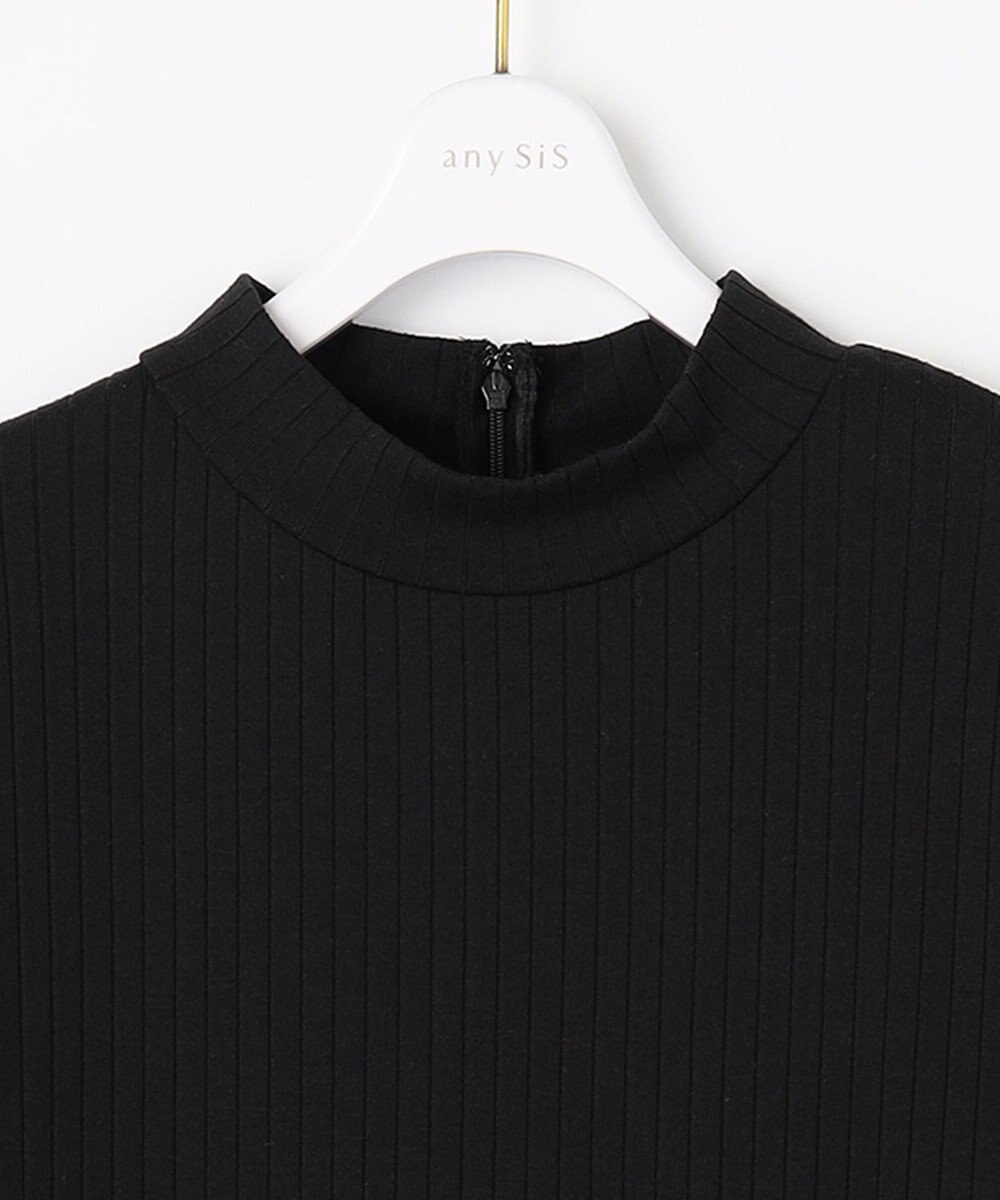 ANY SIS 【洗える】チェックジャガードコンビ ワンピース 