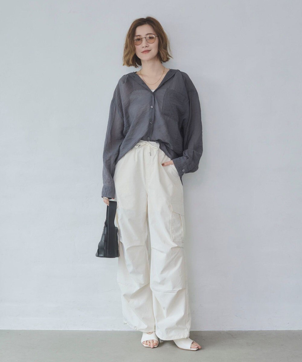 WEGO 【ウエストゴム】イージーパラシュートカーゴパンツ 