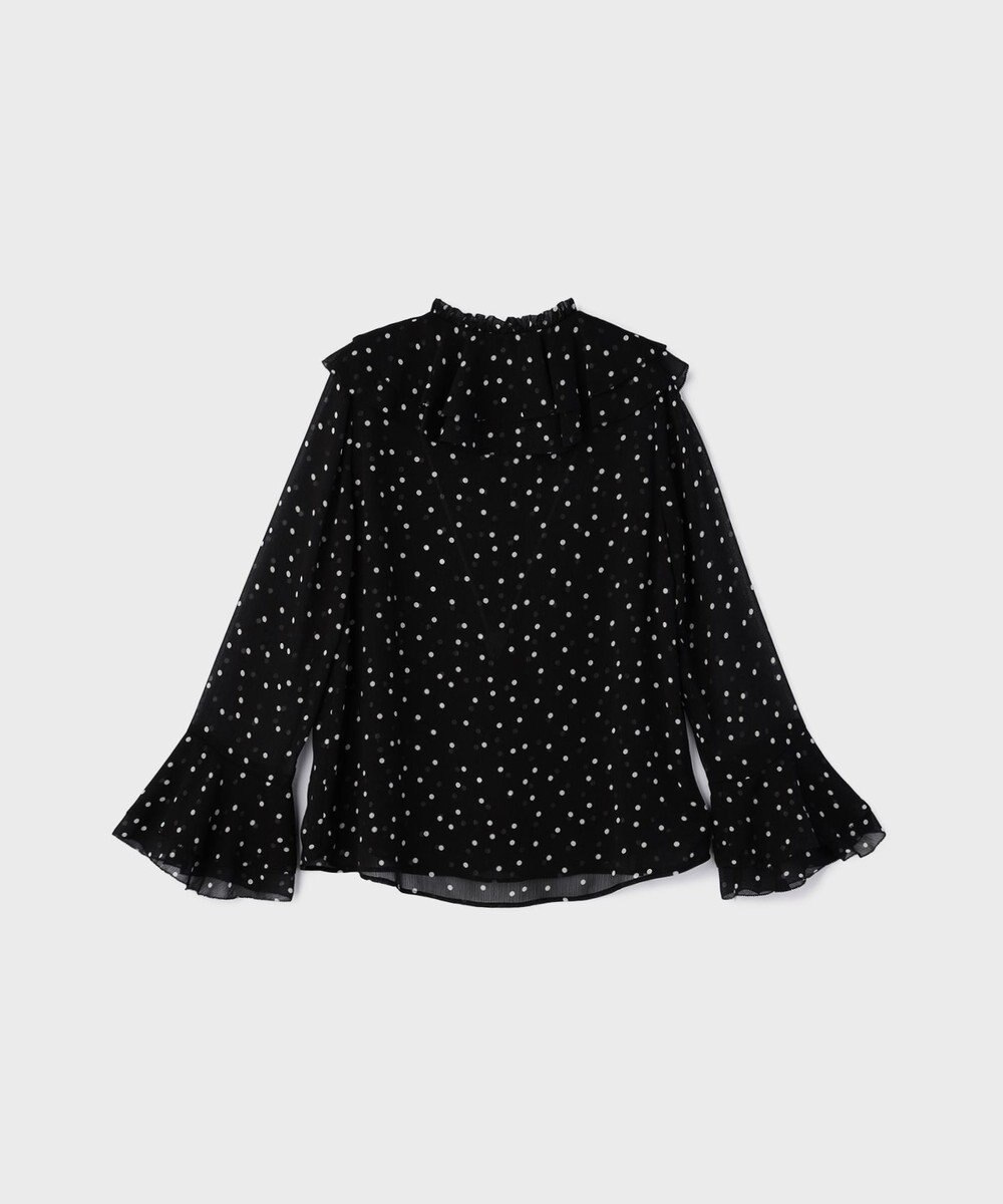 GRACE CONTINENTAL ラッフルドットトップ 
