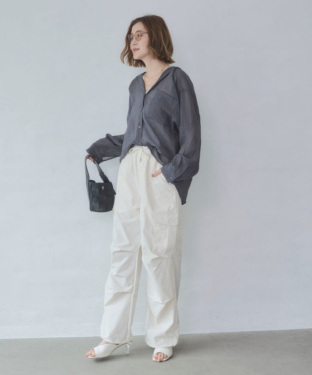 WEGO 【ウエストゴム】イージーパラシュートカーゴパンツ 