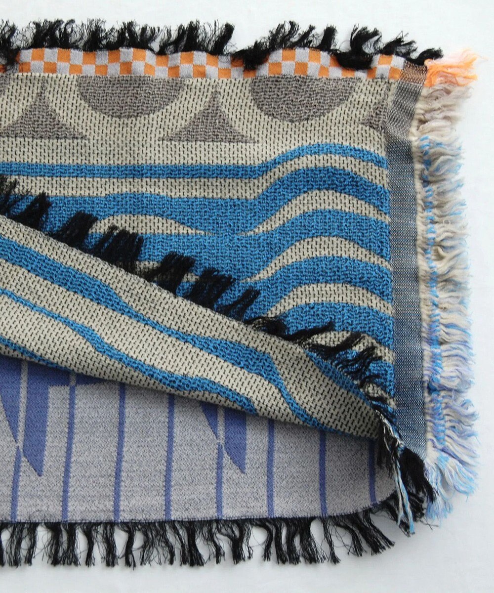 POLS 【ウール混】Breeze モヒカンウールストール 