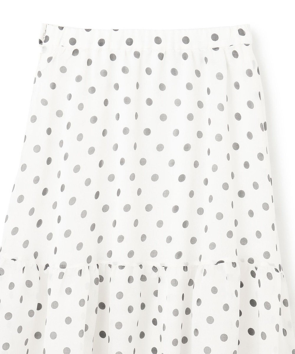 GRACE CONTINENTAL シアードットプリントスカート 