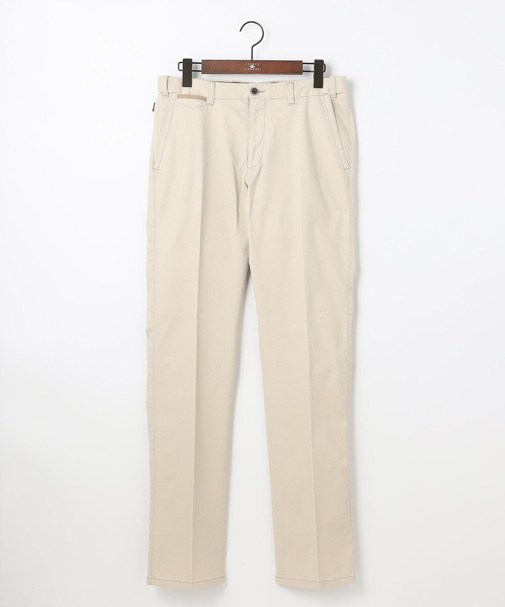 JOSEPH ABBOUD 【ウエストも伸びる】オーガニックストレッチピケ パンツ 