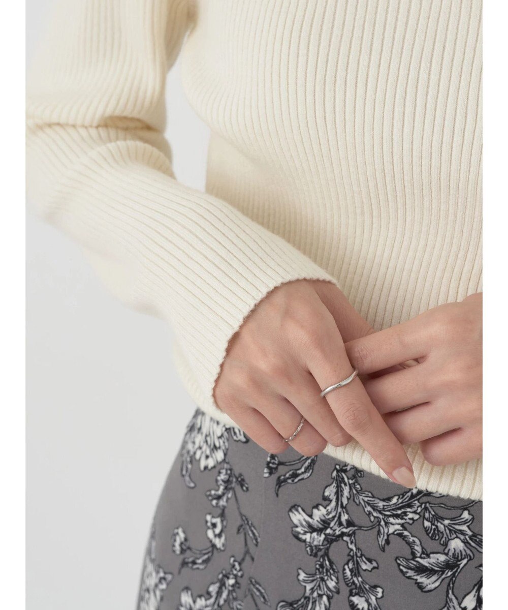 earth music&ecology シアードッキングニットプルオーバー 