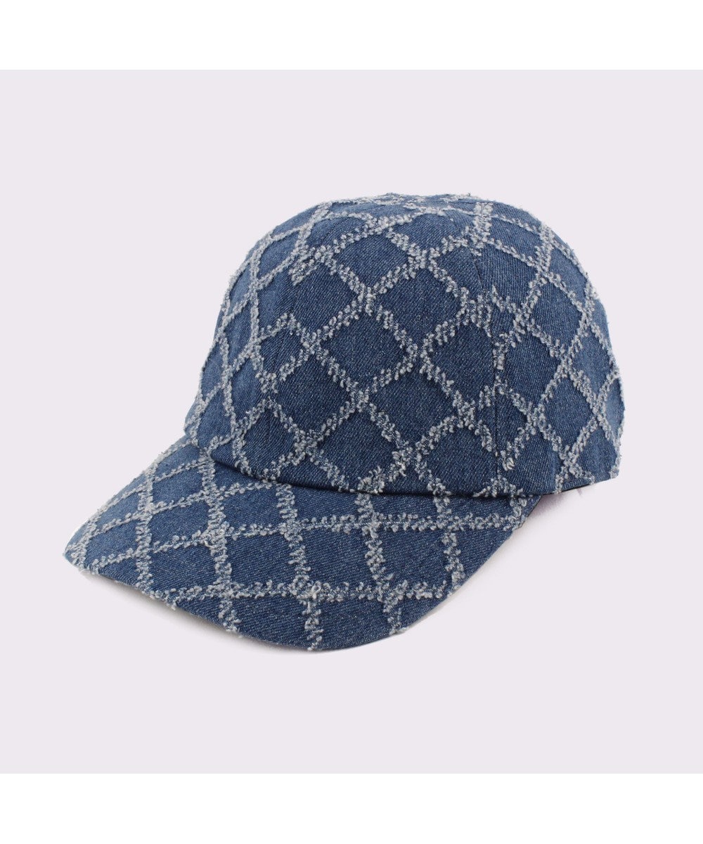 ATRENA 格子デニムＣＡＰ 