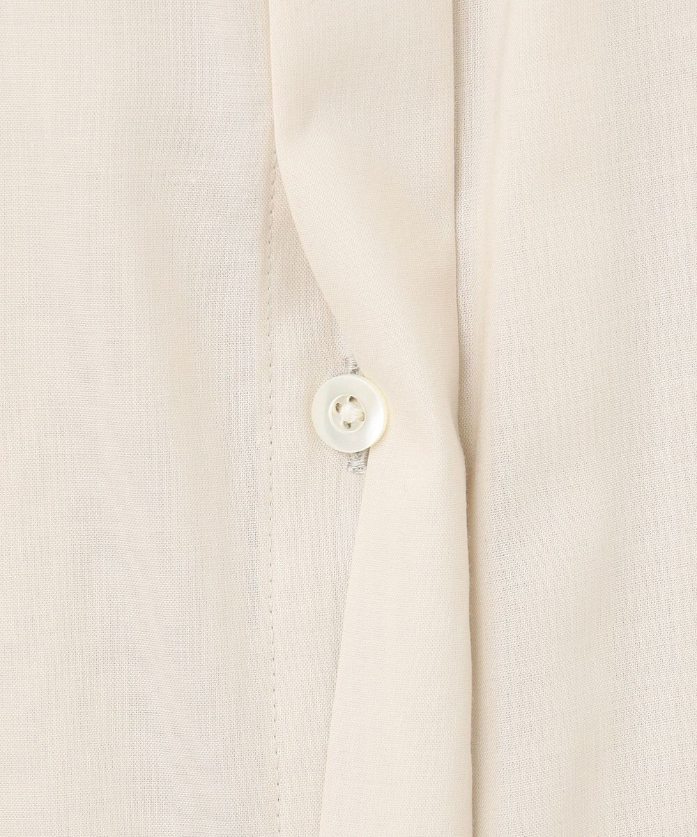 J.PRESS LADIES 【洗える】キュームコアソフトローン シャツ ブラウス 