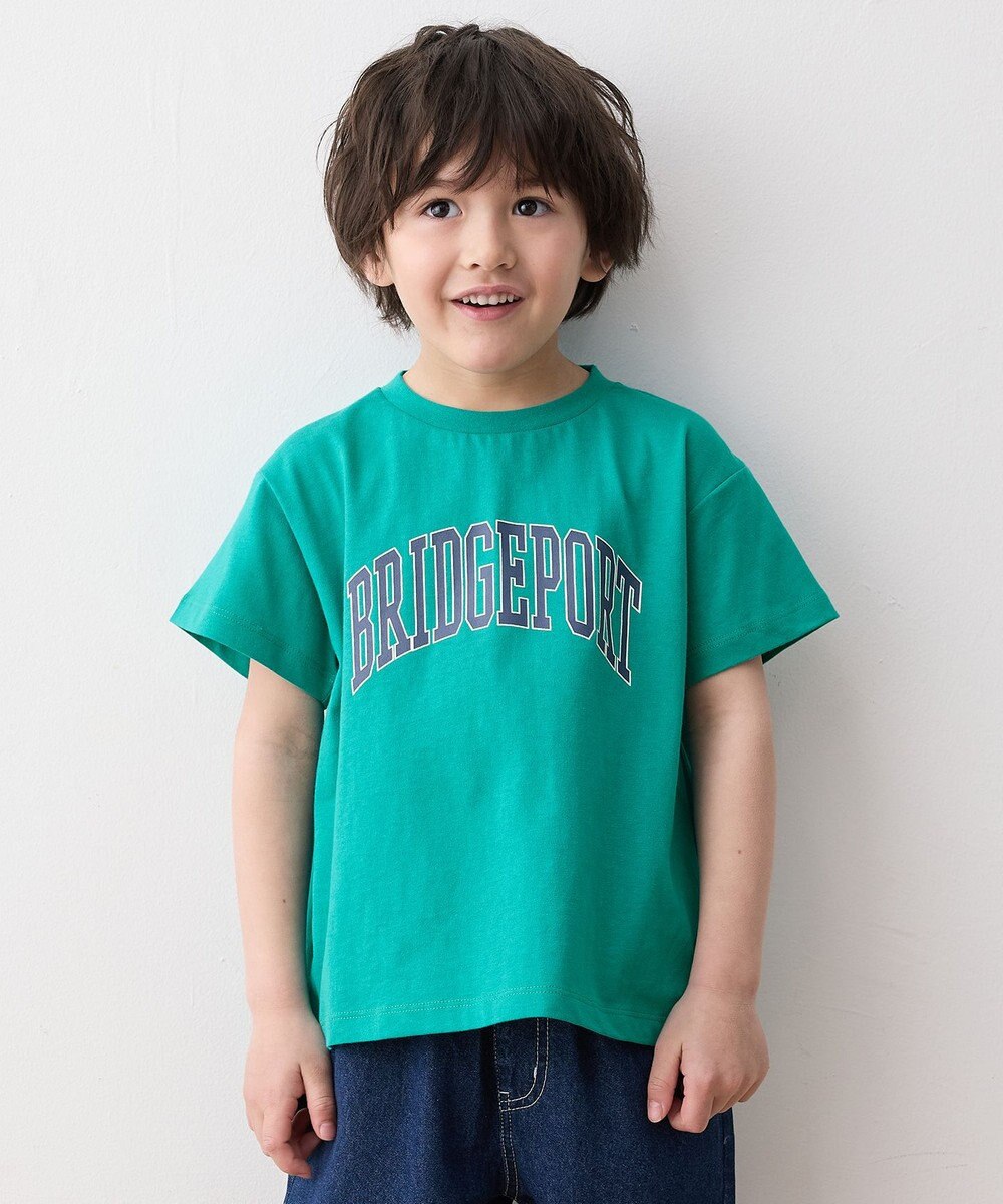 ANY KIDS ロゴプリント 半袖Tシャツ 