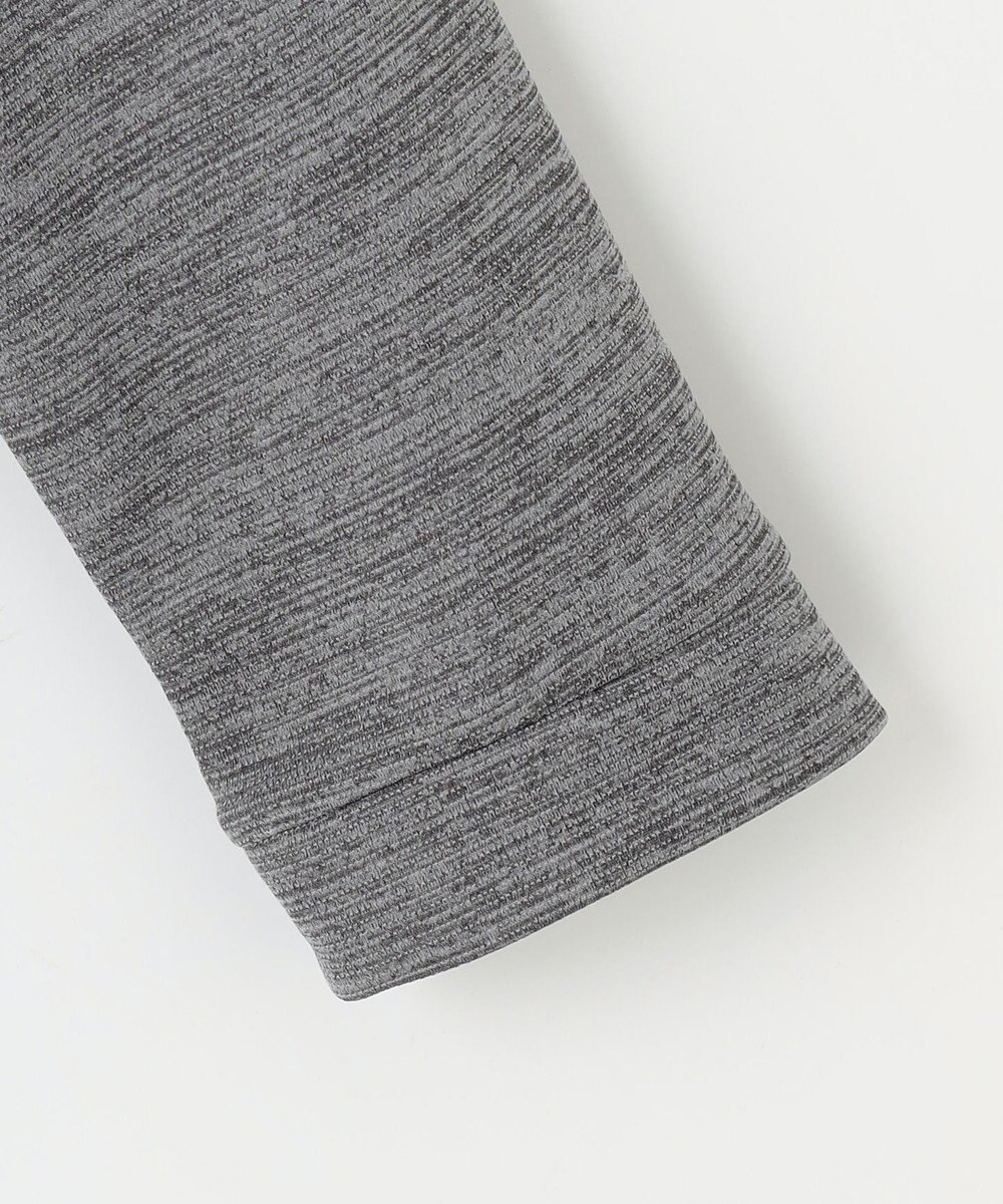 JOSEPH ABBOUD MOUNTAIN 【ソフト/吸水速乾/ライナードッキング対応】メランジバック メッシュ ジップ カットソー 