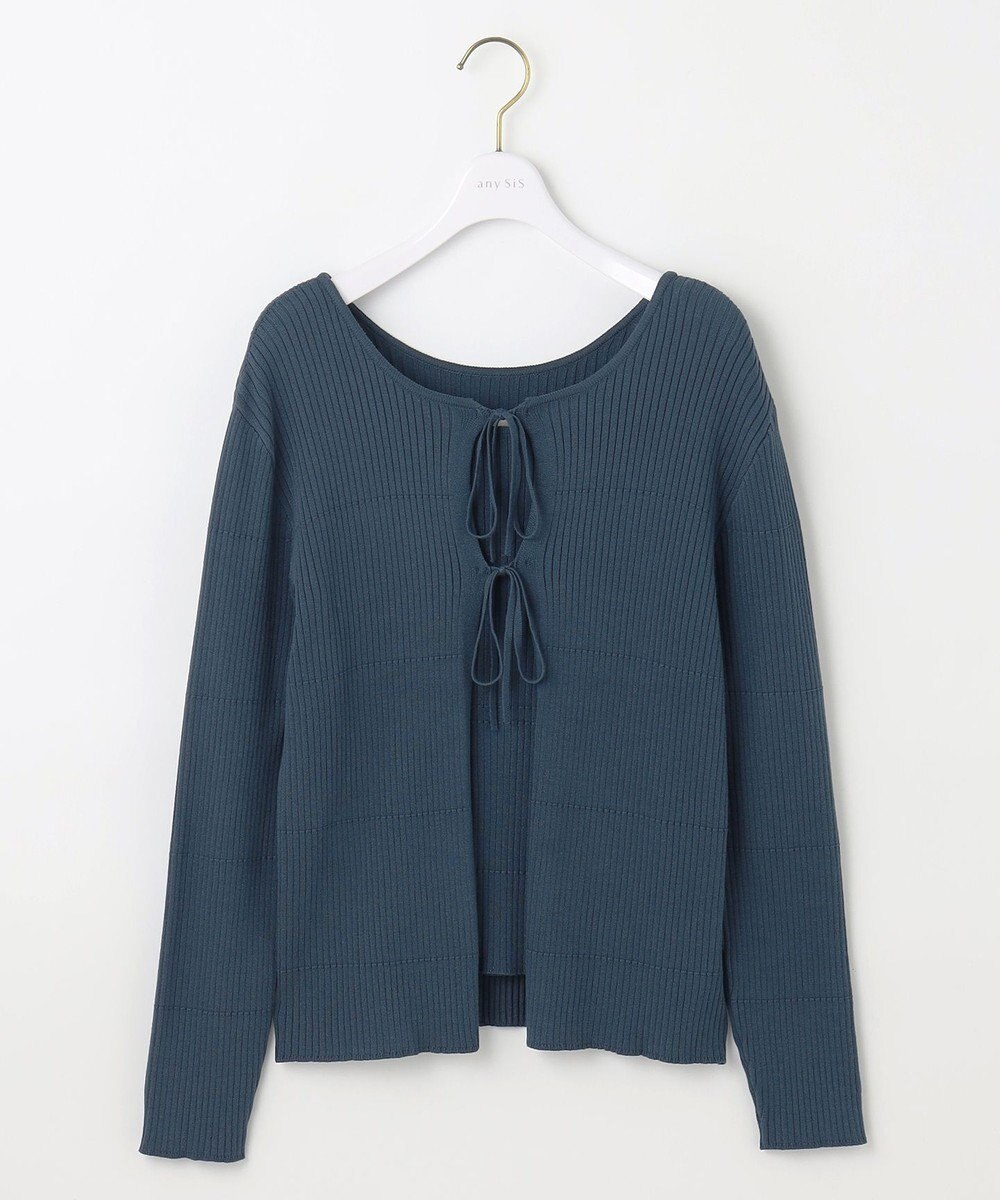 ANY SIS 【2SET】リボンカーデツイン ニット 