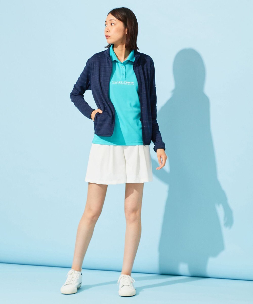 23区GOLF 【WOMEN】【接触冷感・UVケア・吸水速乾】ノースリーブ ポロシャツ 