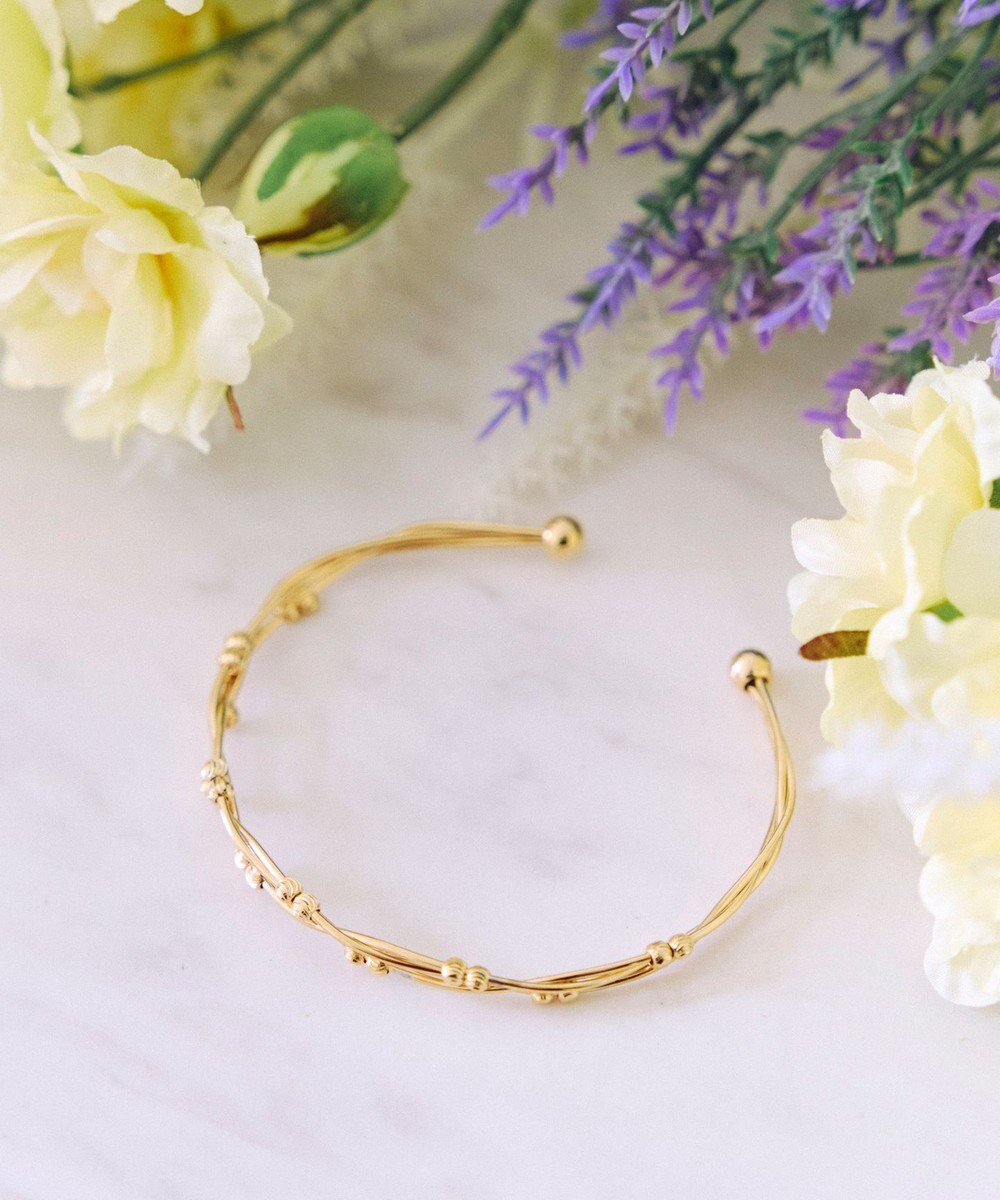 Tiaclasse メタルボールツイストバングル 