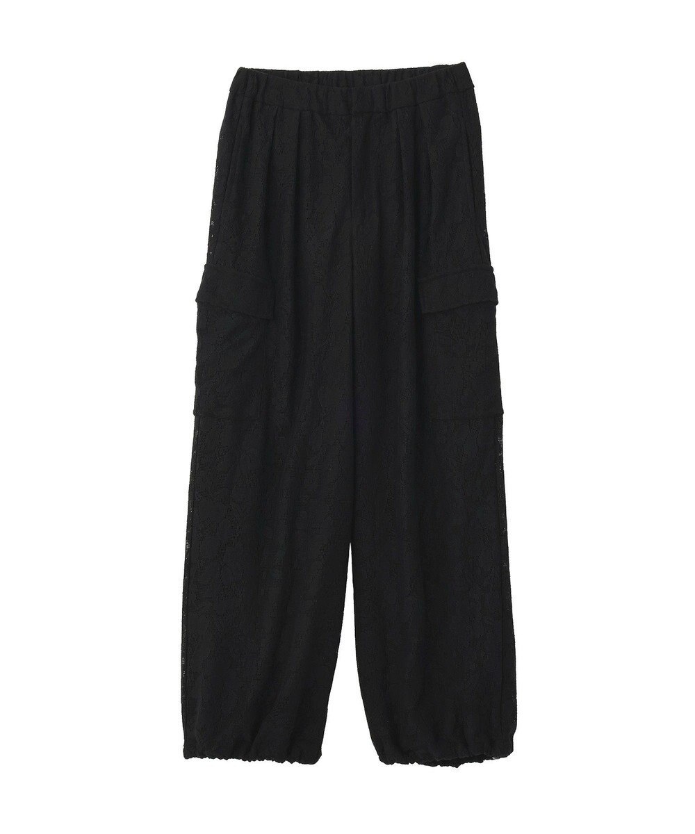 earth music&ecology 総レースカーゴパンツ 