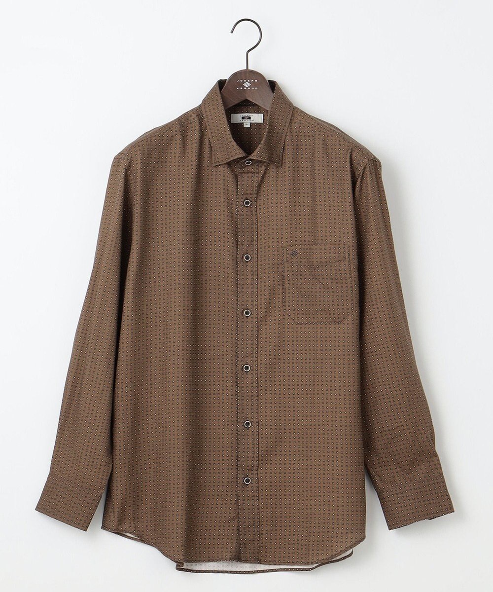 JOSEPH ABBOUD 【キングサイズ・サスティナブル素材】小紋プリント シャツ 
