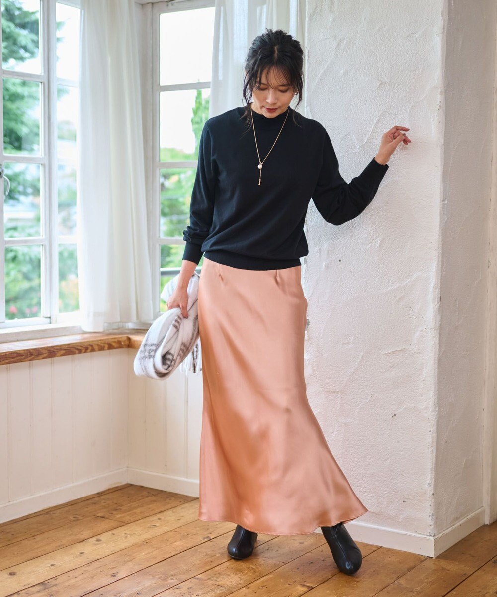 WEGO 【WEB限定/25年秋冬新作/洗濯OK/毛玉レス】ハイネックプルオーバー 