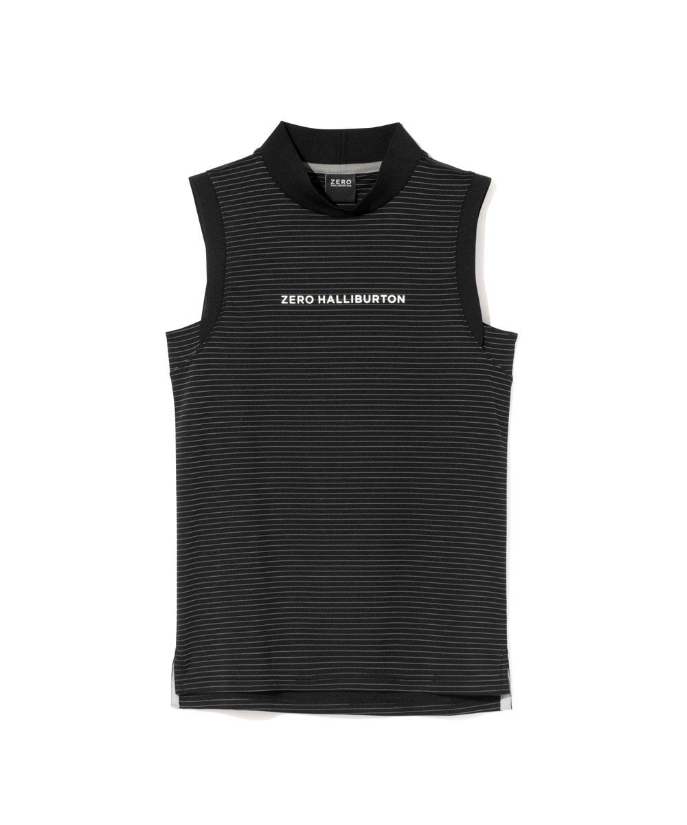 ZERO HALLIBURTON ノースリーブボーダーモックネック ZHG-W6S5b 85218 