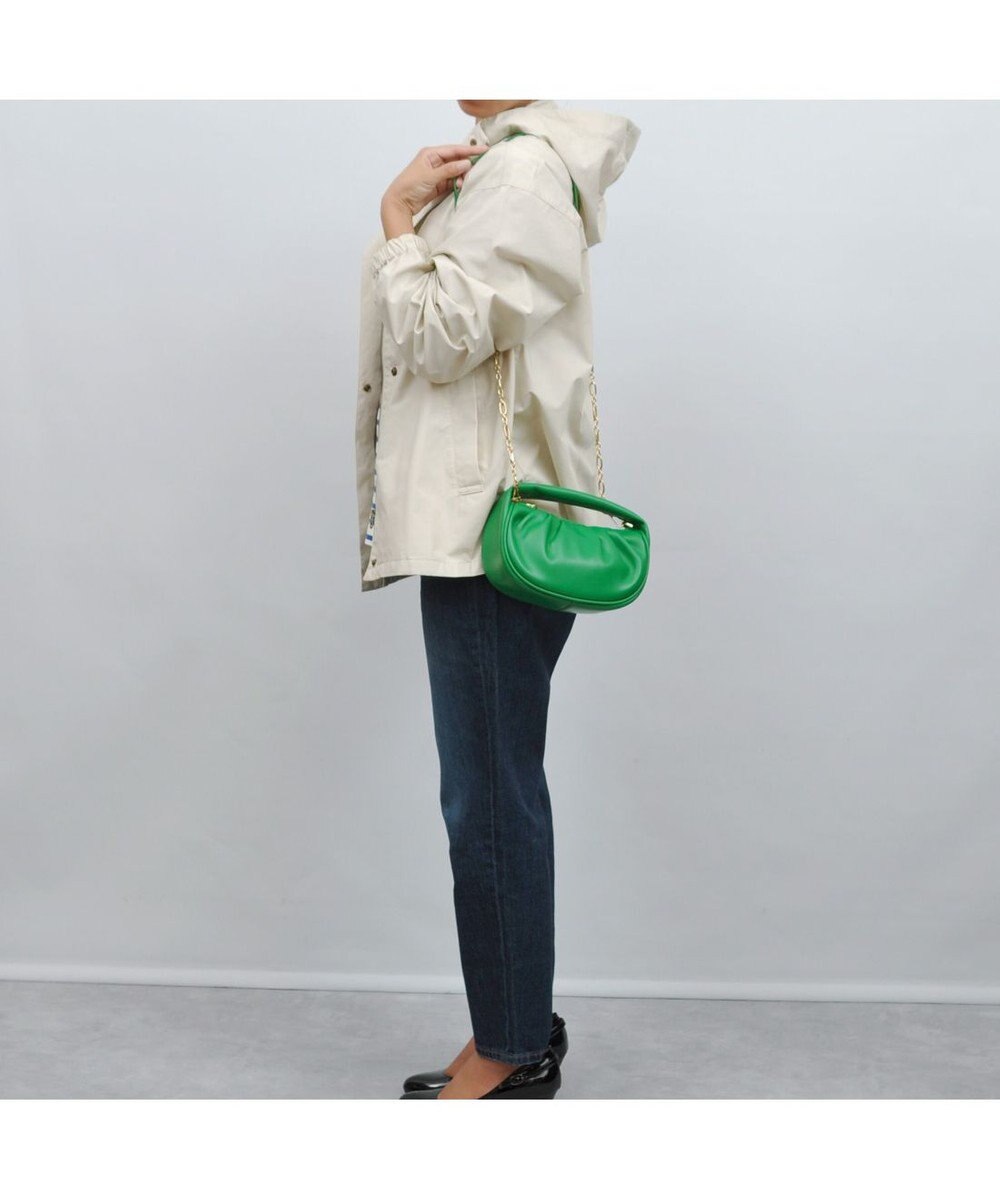 UNBILLION cachecache ハーフムーンギャザー2wayミニショルダー 