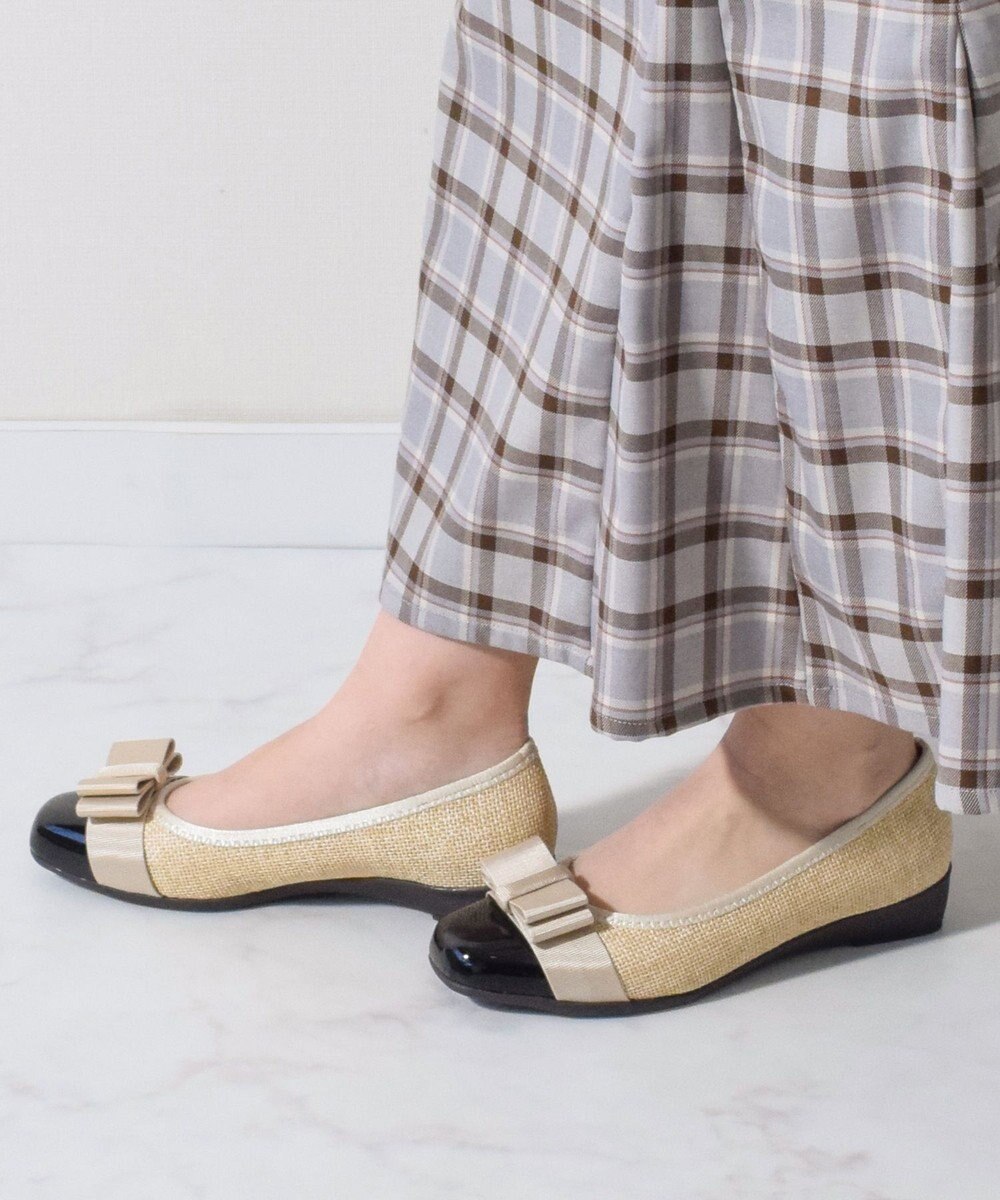 Bridget Birkin ＜2E＞【Bridget Birkin Walk】グログランリボン切替ウォーキングパンプス 