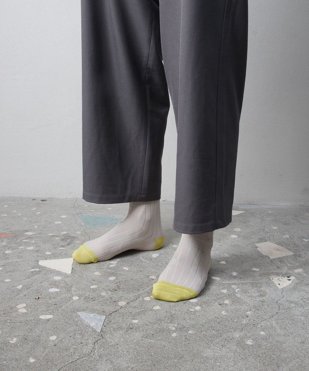 TRICOTE [MENSサイズ登場]　シースルーリブソックス 