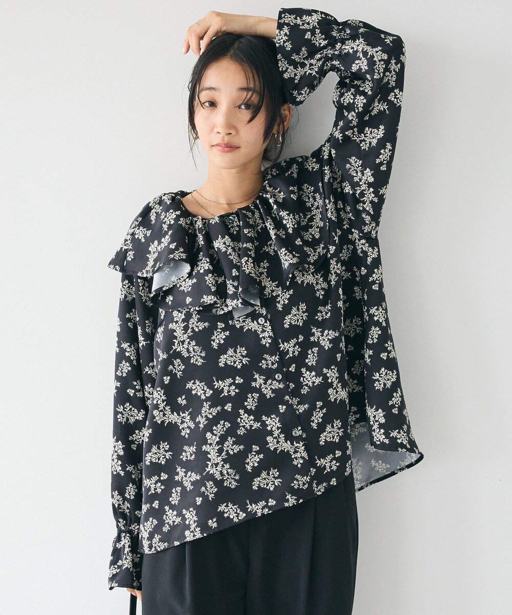 CRAFT STANDARD BOUTIQUE フリル衿ブラウス 