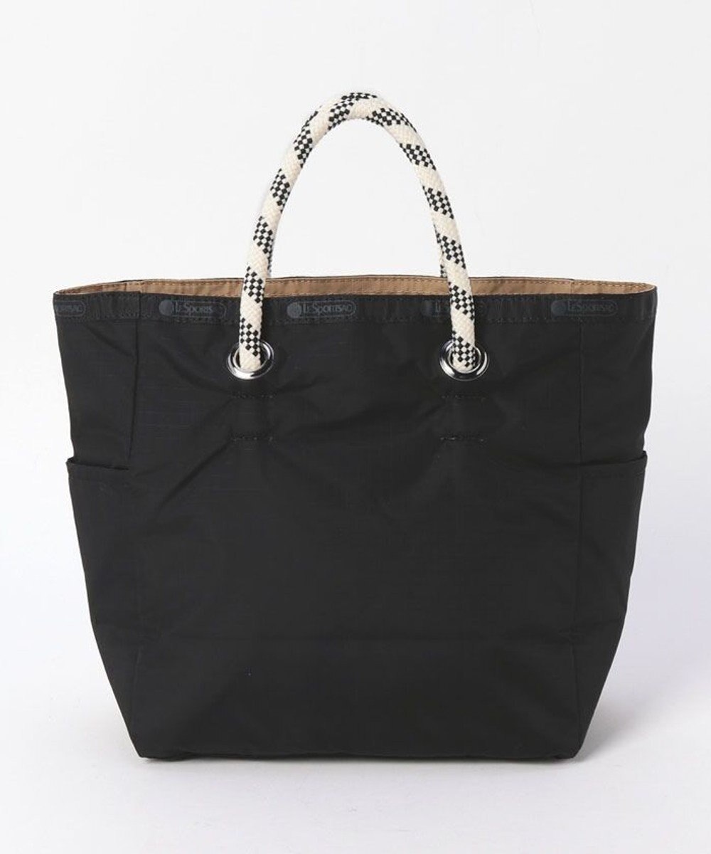 LeSportsac MEDIUM 2 WAY TOTE/ジェットブラック/プロビンシャル 