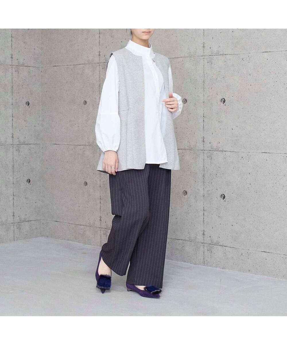 MODE ET JACOMO <MODE ET JACOMO>コンビファー付きフラットパンプス 