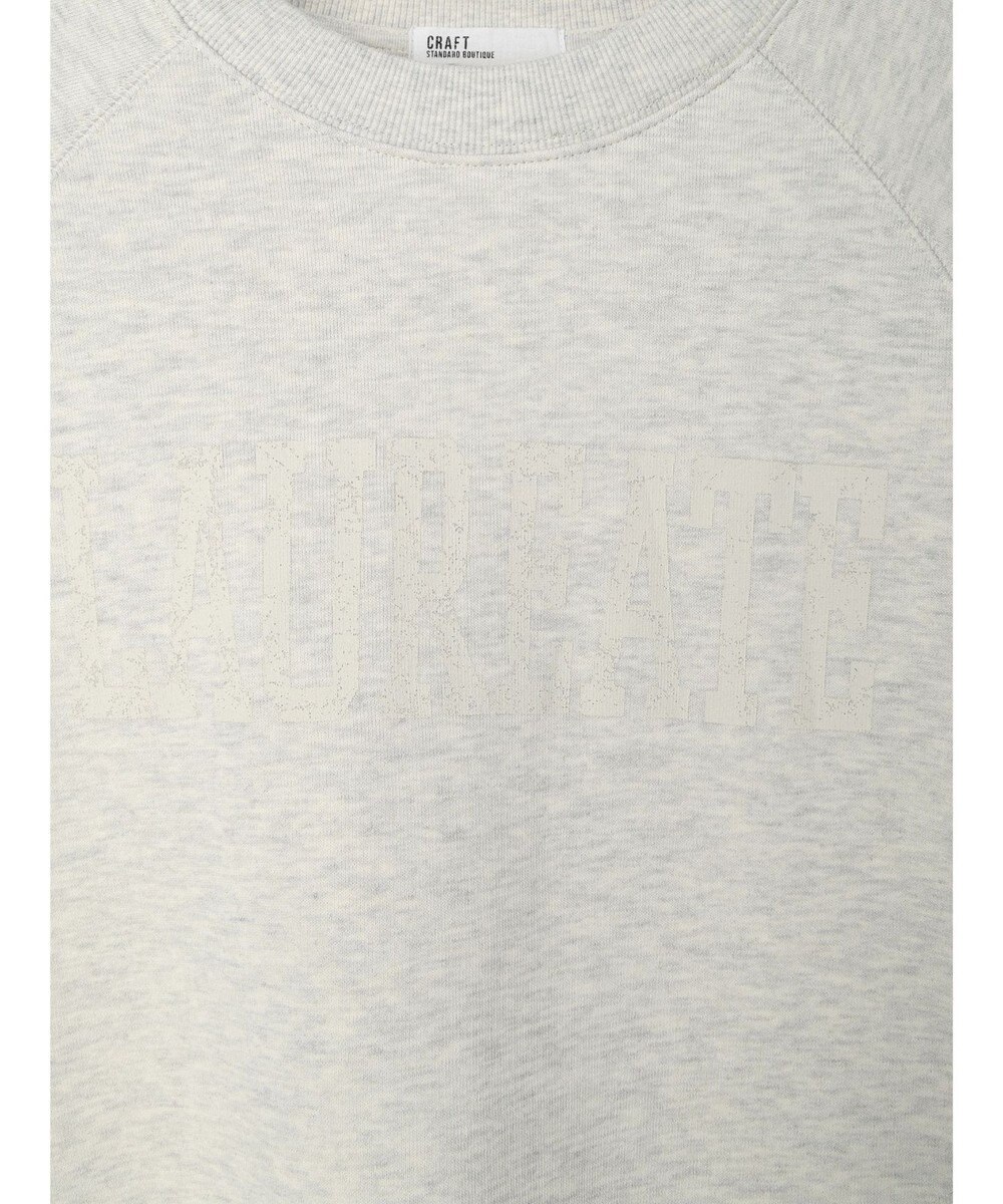 CRAFT STANDARD BOUTIQUE プリント裏毛ビッグプルオーバー 