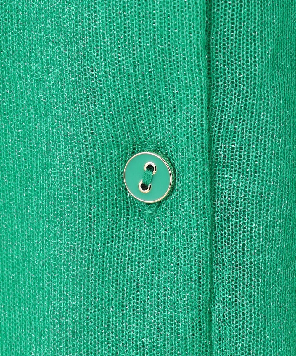 Feroux 【洗える】シアーカラー カーディガン 