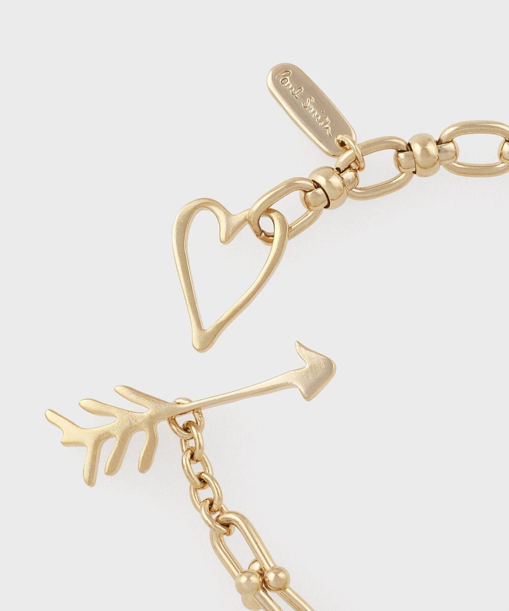 Paul Smith ハートミックスチェーン ブレスレット 